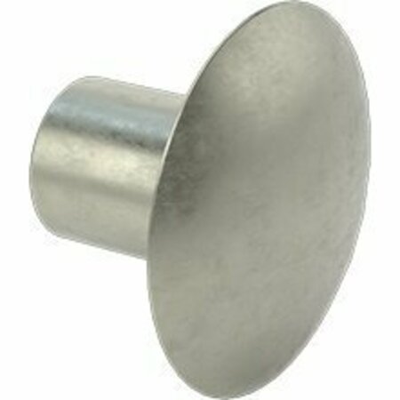 BSC PREFERRED Steel Low-Profile Domed Head Solid Rivets 3/16 Dia for 0.156 Maximum Material Thickness, 250PK 97030A241